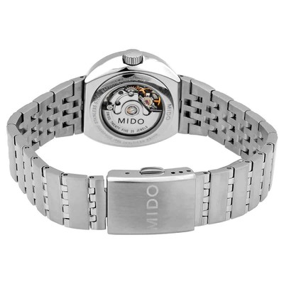 Pre-owned Mido X Automatic Black Dial Stainless Steel Ladies Watch M733041812