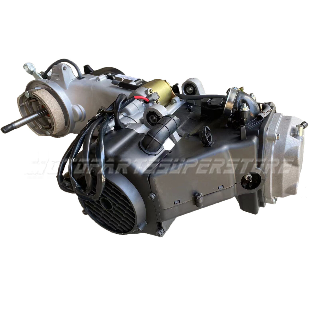 GY6 150cc Engine Motor Long Case CVT Auto Clutch Moped