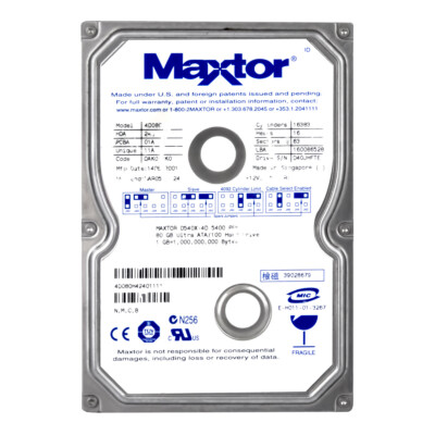 Maxtor Diamondmax D540X 4D080H4 80GB 5400RPM 2MB ATA IDE 3.5'' Inch
