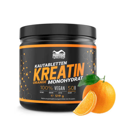 PHANTOM  Kreatin Kautabletten | Creatine Monohydrat| Kampfsport Supplements