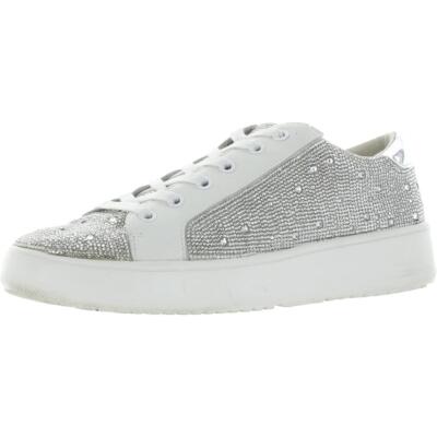 

Женские повседневные и модные кроссовки Steve Madden Blade Silver 9 Medium (B,M) 7405, Rhinestone