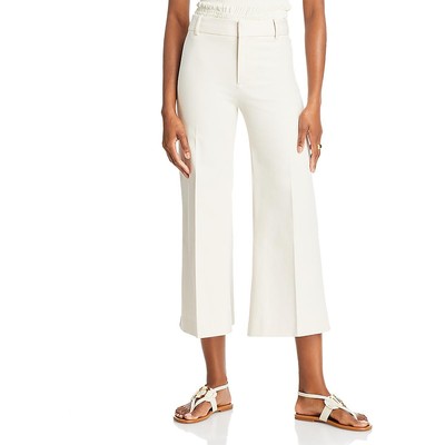 FRAME Womens Ivory High Rise Cropped Trouser Wide Leg Pants 12 BHFO 3276
