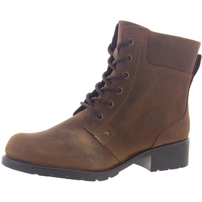

Женские ботильоны Clarks Orinoco Spice Brown, 8 широкие (C, D, W), BHFO 7707, Brown snuff leather