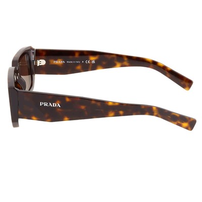 Pre-owned Prada Dark Brown Rectangular Men's Sunglasses Pr 06ys 2au8c1 53 Pr 06ys 2au8c1