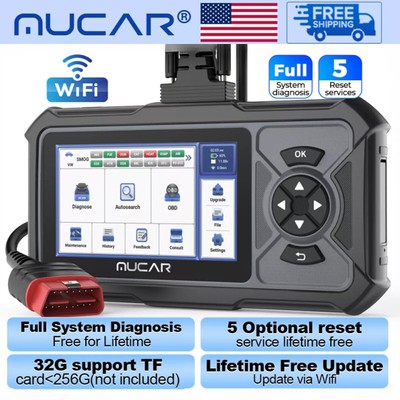 MUCAR CDE900 LITE All System Car OBD2 Scanner Diagnostic Scan Tool ABS SRS Oil