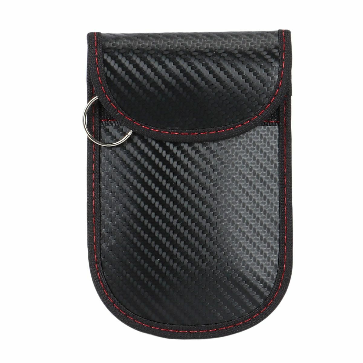 2 Pack Faraday Bag for Key Fob Cage Protector Car RFID Signal Blocking Bag Black