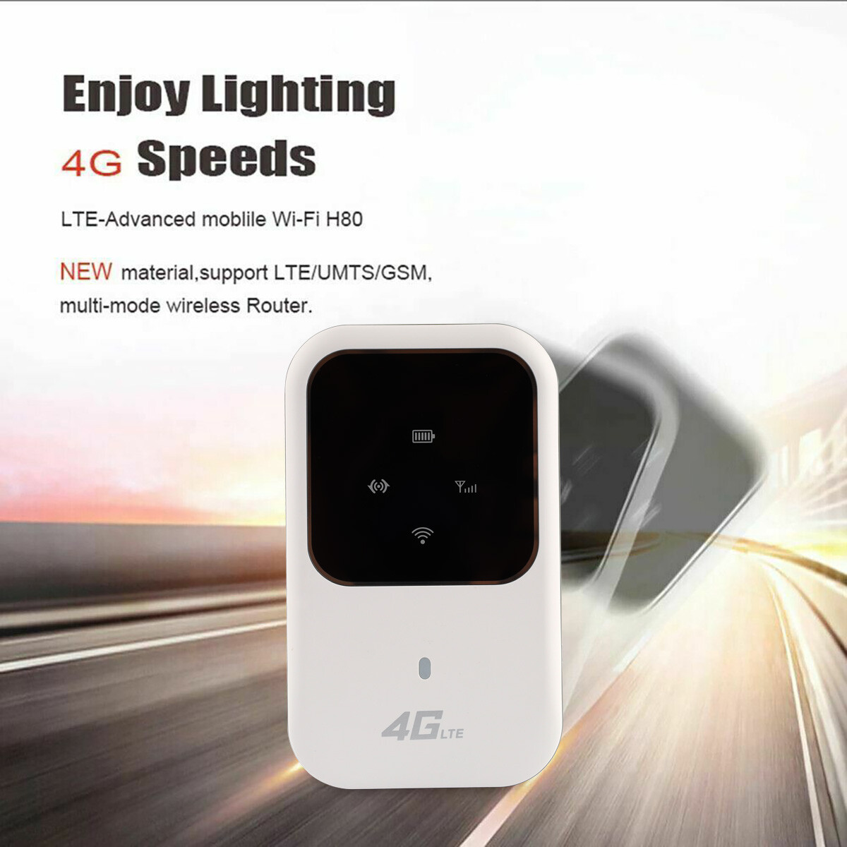 Wireless Unlocked 4G LTE Mobile Broadband Wi-Fi Routers Port