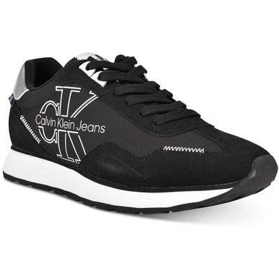 Calvin Klein Jeans Mens Eden Black Running Shoes Sneakers 9 Medium (D) BHFO 9202