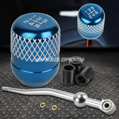 СЕРЕБРИСТЫЙ АЛЮМИНИЕВЫЙ ПЕРЕКЛЮЧАТЕЛЬ С ДВОЙНЫМ ИЗГИБОМ И КОРОТКОЙ РУЧКОЙ + ГОЛУБАЯ 5-СТУПЕНЧАТАЯ РУЧКА С СЕТКОЙ ДЛЯ EK/ EJ/ EG/DC