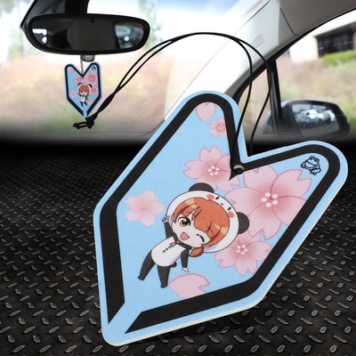 ПОДВЕСНОЙ ОСВЕЖИТЕЛЬ ВОЗДУХА TREEFROG YOUNG LEAF WAKABA SAKURA С АРОМАТОМ САКУРЫ ДЛЯ ОФИСА/ДОМА/АВТОМОБИЛЯ