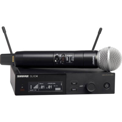 Shure SLXD24/SM58 1-Channel Digital Wireless Vocal System with SM58 Mic Capsule