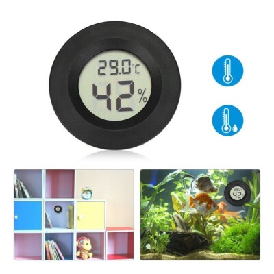 Mini Hygrometer Thermometer Digital Humidity Temperature Gauge Monitor Indoor