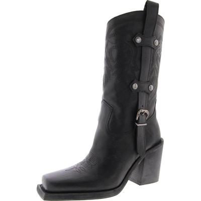 Женские ковбойские сапоги Steve Madden Jerica, черные, в стиле вестерн, размер 11, средний (B,M) BHFO 8422