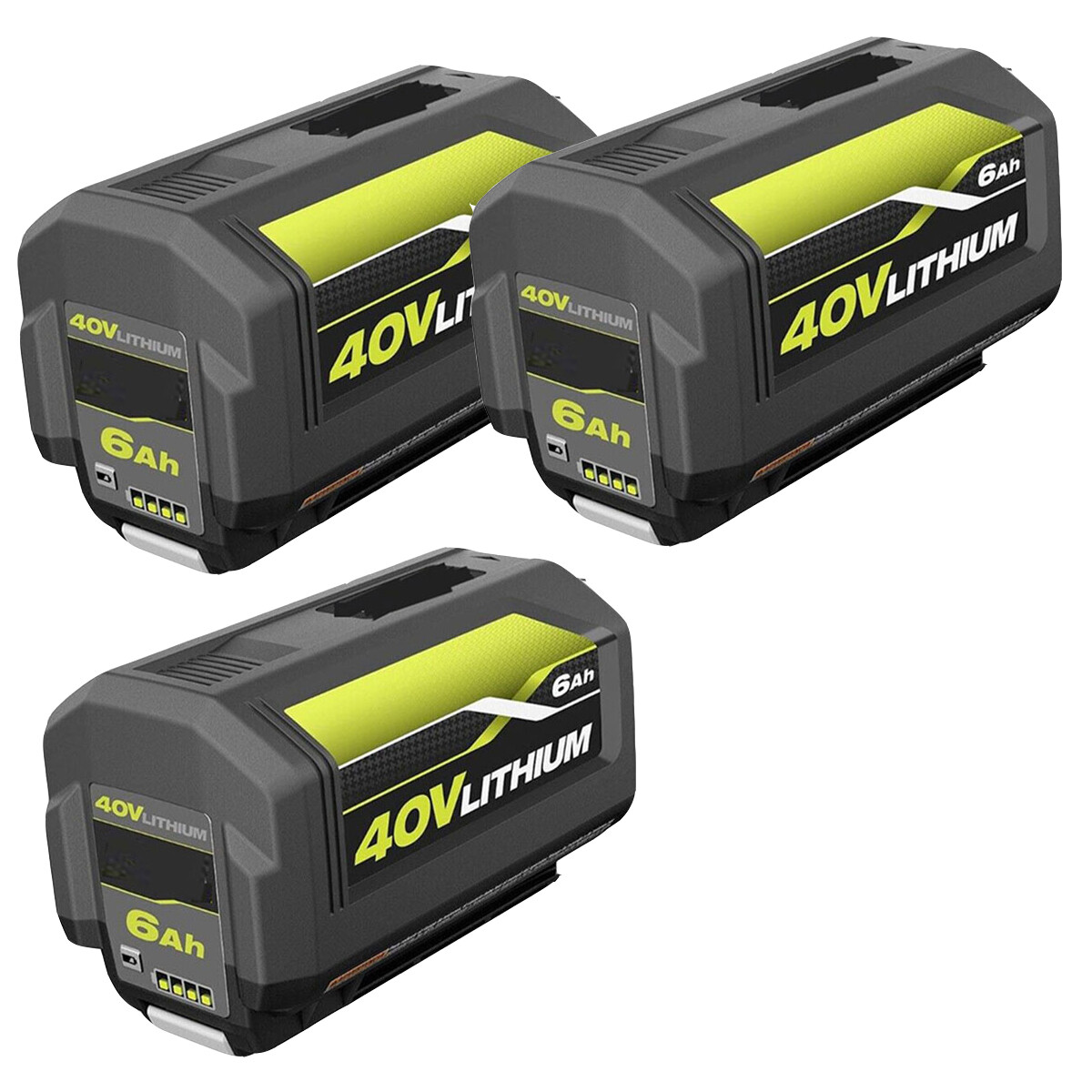 1-6Pack For Ryobi 40 Volt 6.0Ah Battery High Capacity Lithium ion OP4050 OP40602