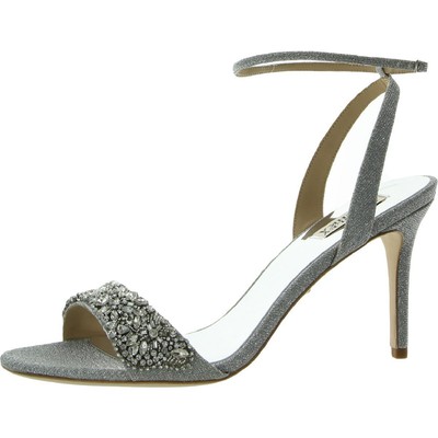 

Badgley Mischka Женские нарядные кожаные туфли на каблуке со стразами Jen BHFO 3635, Jen