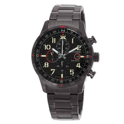 Citizen Eco-Drive Stainless Steel Black Dial Automatic Men's Watch CA0797-50E