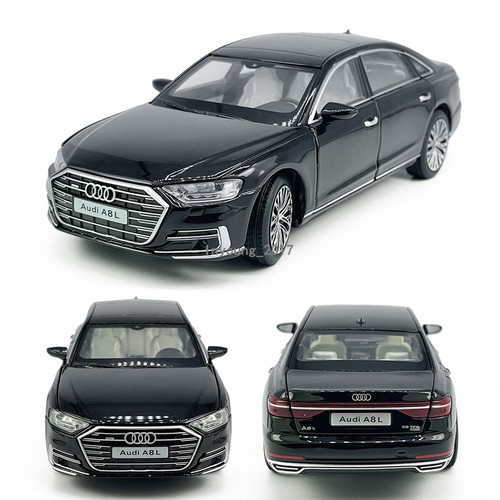 Audi A8L W12 黒 1/18スケール 1/18 Kyosho 2014 Audi A8 A8L W12 (Black w/ Brown Interior