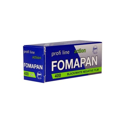 Foma Fomapan 400 Action Black and White Negative Film, 120 Roll Film, 60mm Wide