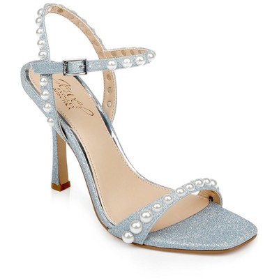 Женские туфли Jewel Badgley Mischka Damaris синего цвета на каблуке 6,5 см (B,M) BHFO 8339