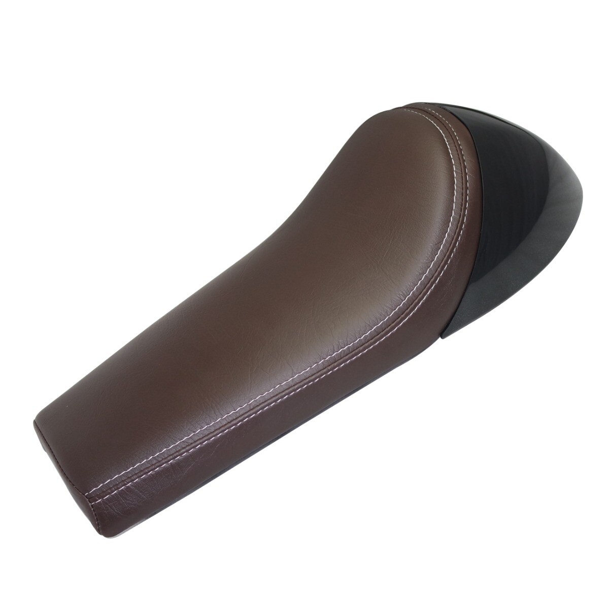 Fits Royal Enfield GT Continental 535cc Brown Single Seat With Black Cowl  