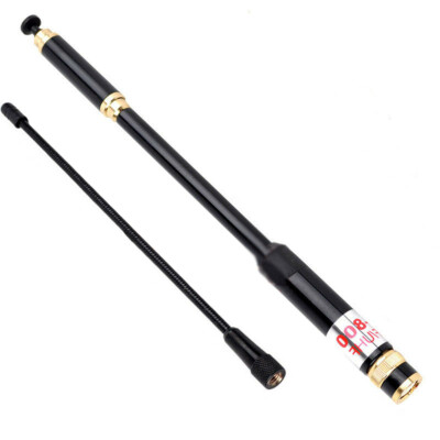 AL800 long distance dual band uhf vhf walkie talkie telescopic antenna BNC male
