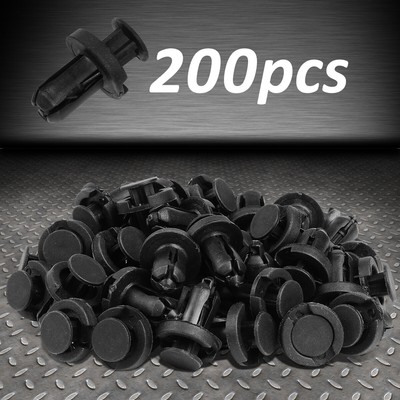 200ШТ 10 ММ НЕЙЛОНОВЫЙ ЗАЖИМ ДЛЯ АВТОМАТИЧЕСКОЙ ОТДЕЛКИ АВТОМОБИЛЯ ВКЛАДЫШИ КРЕПЕЖНЫЕ ДЕТАЛИ ЗАМЕНА ЗАКЛЕПОК НА НАЖИМНОЙ ШТИФТ