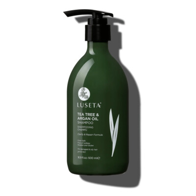 Luseta Tea Tree and Argan Oil Shampoo Clarify and Repair Damaged and Oily Hair