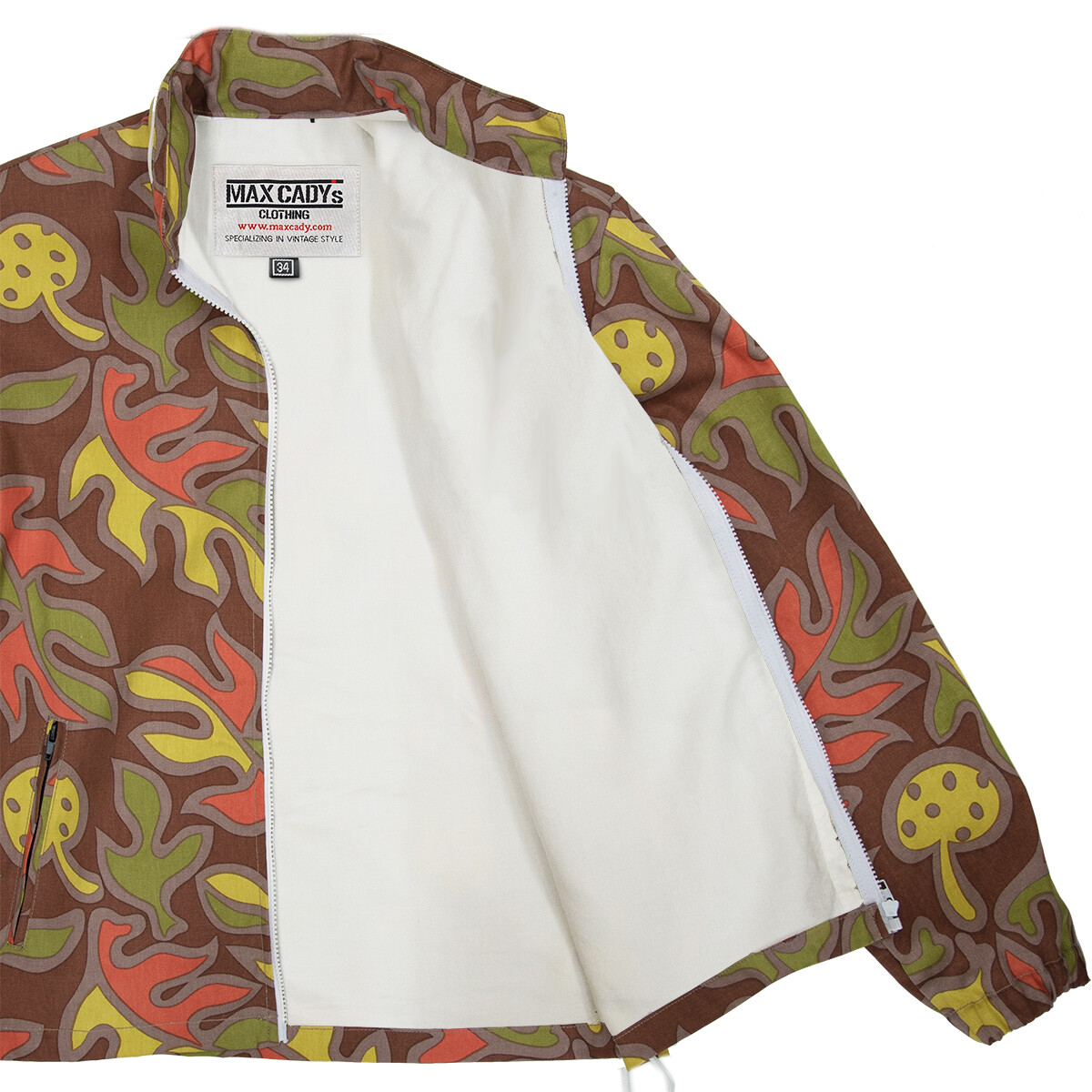 Pre-owned Max Cady Screen Accurate Fight Club Leaf Jacket, Parka, Tyler Durden, Brad Pitt, Camo In Multicolor