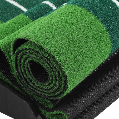 10Ft Golf Putting Green Golf Trainer Aid Practice Mat Auto Ball Return Indoor 3M