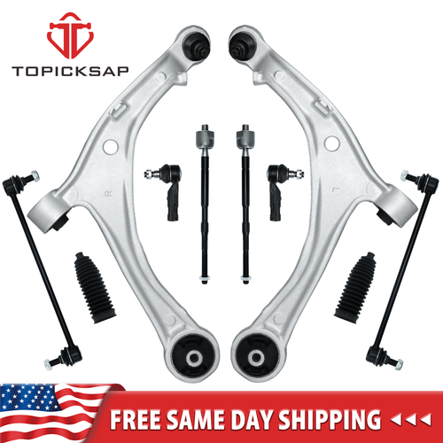 10Pc Suspension Control Arm Tie Rod Sway Bar Link For HONDA ODYSSEY 2011-2017