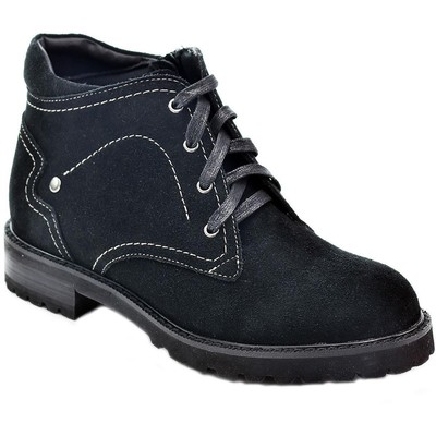 

Женские замшевые повседневные ботильоны на шнуровке David Tate BHFO 3135, Black suede, Dee