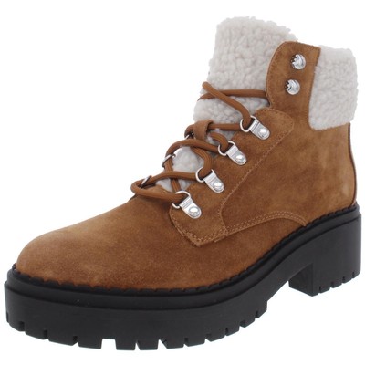 

Marc Fisher Womens Leigan Tan Suede Winter Boots Shoes 8 Medium (B,M) BHFO 1797, Коричневый