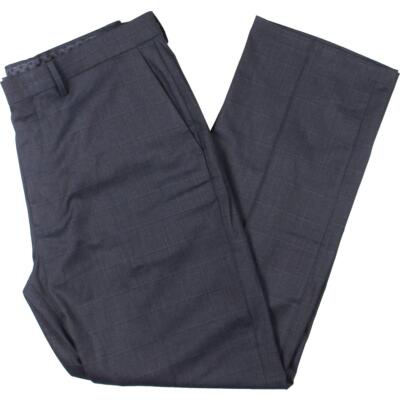

Haggar Мужские офисные классические брюки с окном Pane Брюки BHFO 1628, Blue heather, HD00456