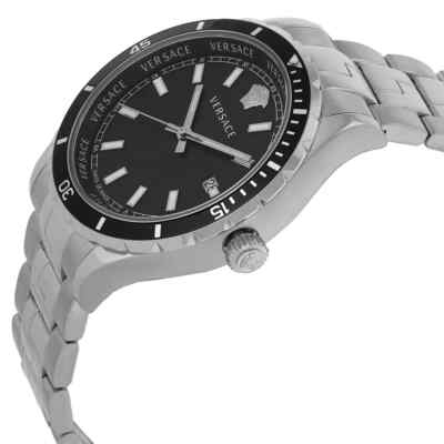 Pre-owned Versace Versus By  Hellenyium Quartz Black Dial Men's Watch Ve3a00520