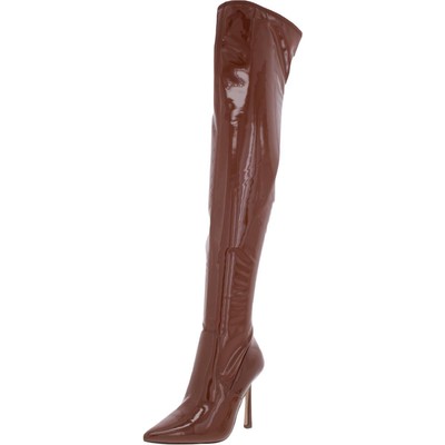 Женские сапоги выше колена Steve Madden коричневого цвета Vanquish 5 Medium (B,M) BHFO 9567
