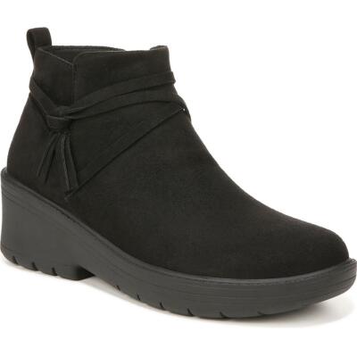 Женские ботильоны-ботильоны из искусственной замши Blaine с ремешками на щиколотках Bzees BHFO 2442