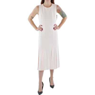 Женское розовое плиссированное миди-платье Calvin Klein Work Fit & Flare 2 BHFO 7168