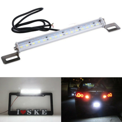 LED License Plate Tag Light Fit Car Van Trailer Trucks 12V Red White Universal