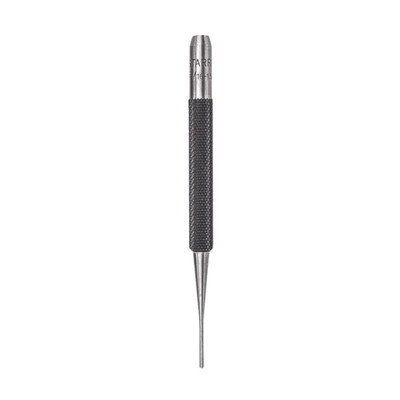 Drive Pin Punch with Knurled Grip for Driving Pins into or Out of a Workpiece - 