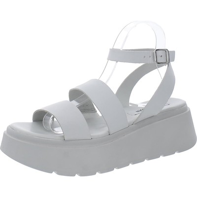 Женские белые босоножки на платформе Steve Madden Босоножки 40 Medium (D) BHFO 8076