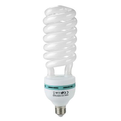 Flashpoint 155W 5500K Спиральная флуоресцентная лампа CFL #FP155