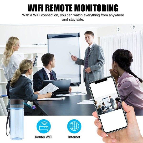 1080P WiFi Hidden Sport Water Bottle Camera Security Video Recorder Cup HD Cam~ - Image 17