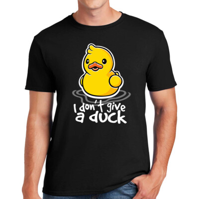 I Don't Give A Duck Funny Mens Ladies T-Shirt Party Joke Gift Novelty Top Tee