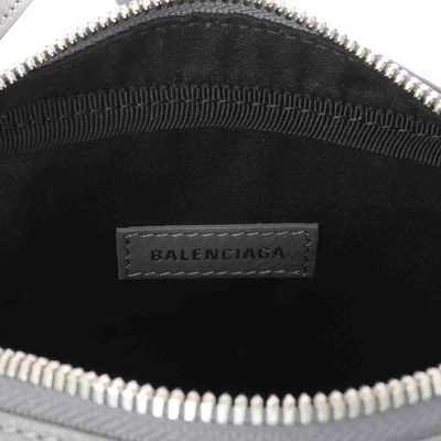 Pre-owned Balenciaga Le Cagole Men Crossbody Bag In Dark Grey 719065 210kr 1404 In Gray