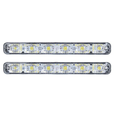 2x Universal Kfz Tagfahrlicht 12 LED DRL Day Tageslicht Auto Turck