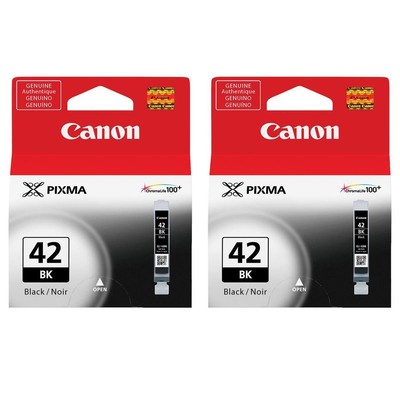 Картридж с черными чернилами Canon 2 Pack CLI-42 #6384B002 2