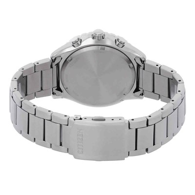 Pre-owned Citizen Chrono Sporty-aqua Chronograph Orange Dial Men's Watch At2560-84x