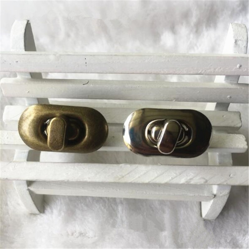 2 Sets Metal Lock Twist Clasp Turn Lock for DIY Handbag Craft Bag Purse Hardware eBay