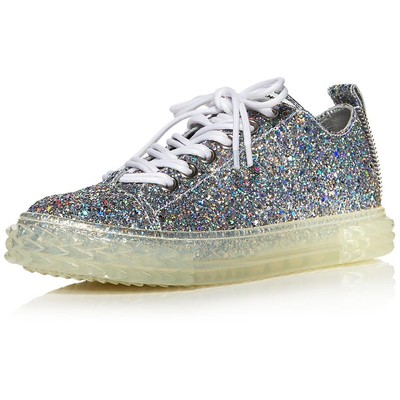 

Женские повседневные и модные кроссовки Giuseppe Zanotti Blabber Silver BHFO 3918, Glass, Blabber