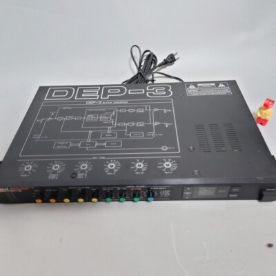 Roland DEP-3 Digital Effects Processor Black Working good